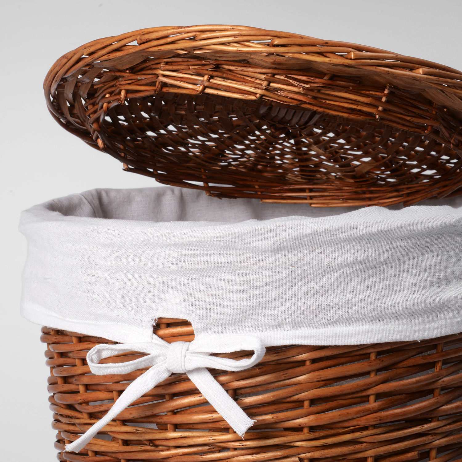 WB-350-M Leine Плетеная корзина для белья с крышкой WasserKRAFT  - Вид №4