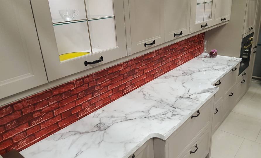 Столешницы для кухни - Мрамор бианко LIGRON LIST403 318 - Вид №19