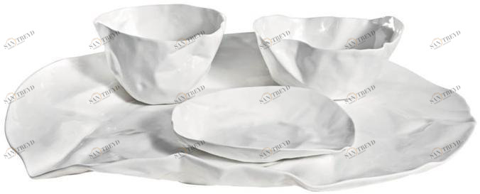 Driade Набор фарфоровых тарелок Adelaide Da531b8007002