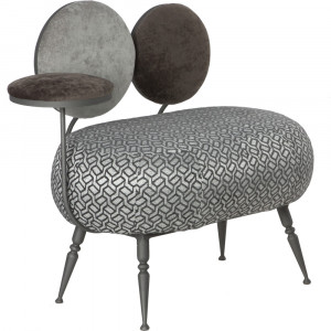 14041 Банкетка Пьяно Люкс грей BOGACHO