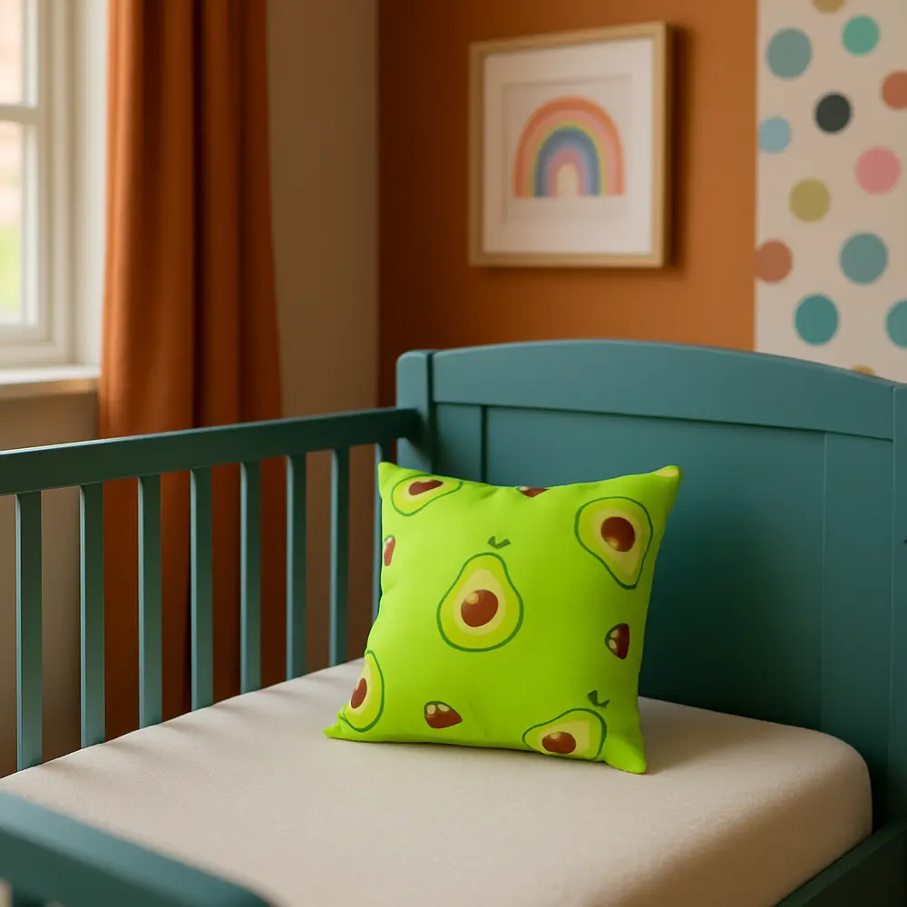 Подушка Seasons Авокадо Love 40x40 см бархат цвет зеленый STLM-2138229 - Вид №5