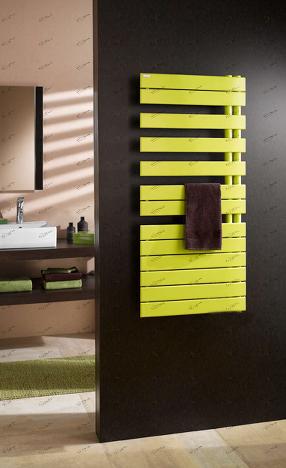 Водяной радиатор FR118-055 Fassane Spa Asymétrique à droite Acova 1183 