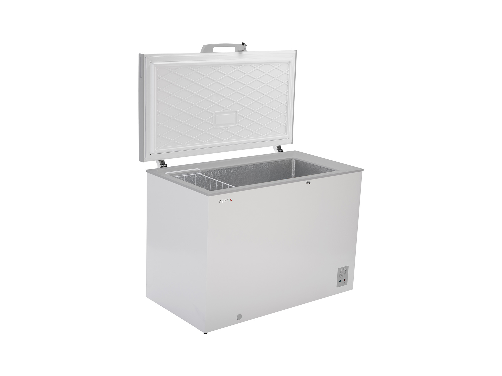 9163249 Морозильный ларь VEKTA FR-380S02 серебристый STDN-0059582 - Вид №2