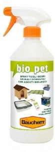 BAUCHEM Спрей для удаления запаха с биологическими средствами Pet line