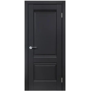 Комплект двери Классико-42 глухая 80x200 см Hardflex черный с добором 200 мм 89430435 STLM-2108749