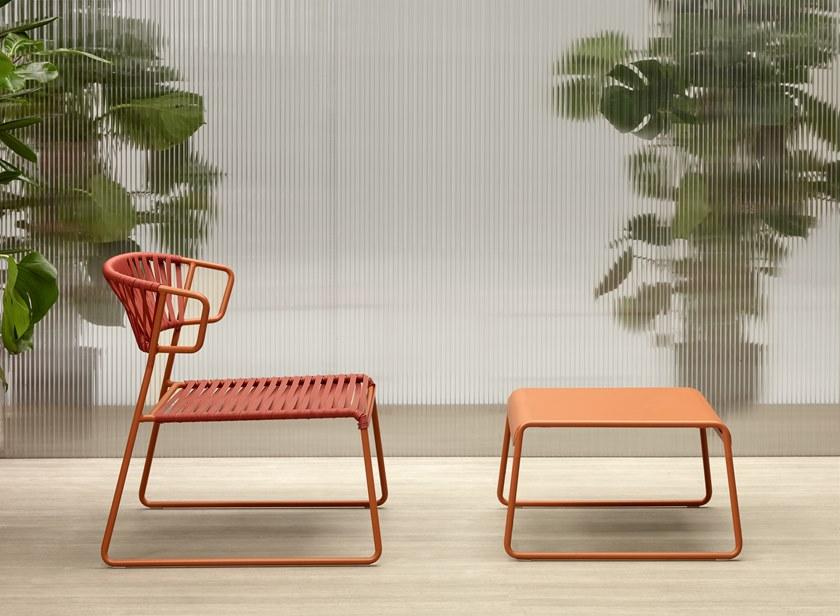 SCAB DESIGN Садовое кресло салазок из стали и пвх Lisa sun-id-1440730 - Вид №6