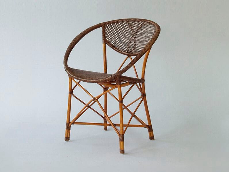 Стул из ротанга с подлокотниками Biobject Yamakawa Rattan ARCH-00027361