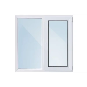 90193257 Окно ПВХ Deceuninck Форвард двустворчатое 120x130см правое двухкамерный стеклопакет STLM-0127589