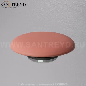 A038VX.142 Донный клапан с керамической накладкой с функцией Click-clack A. e. T. Italia RICAMBI  Розовый матовый