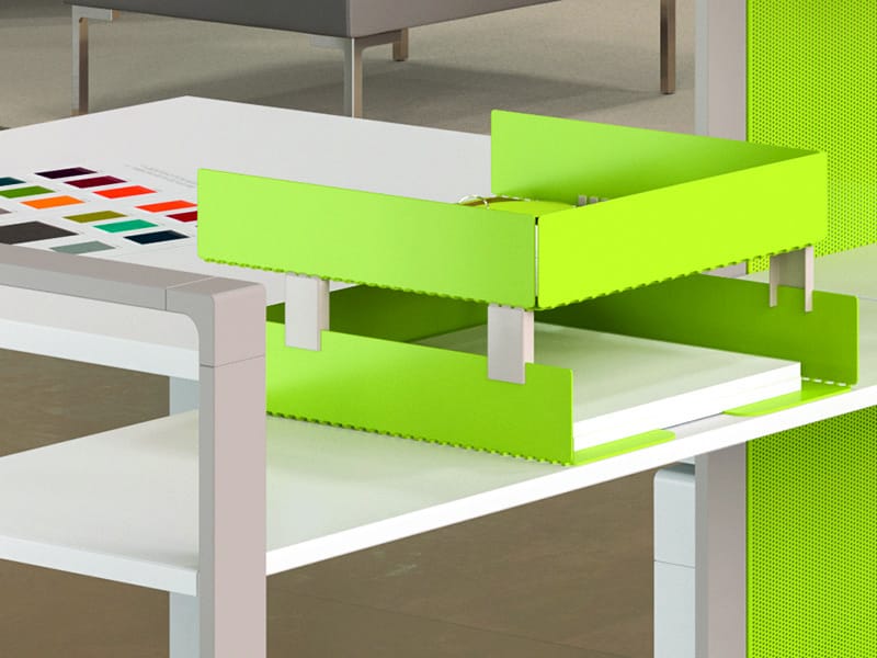 Окрашенный металлический лоток для документов Manade Perfo ARCH-00010887