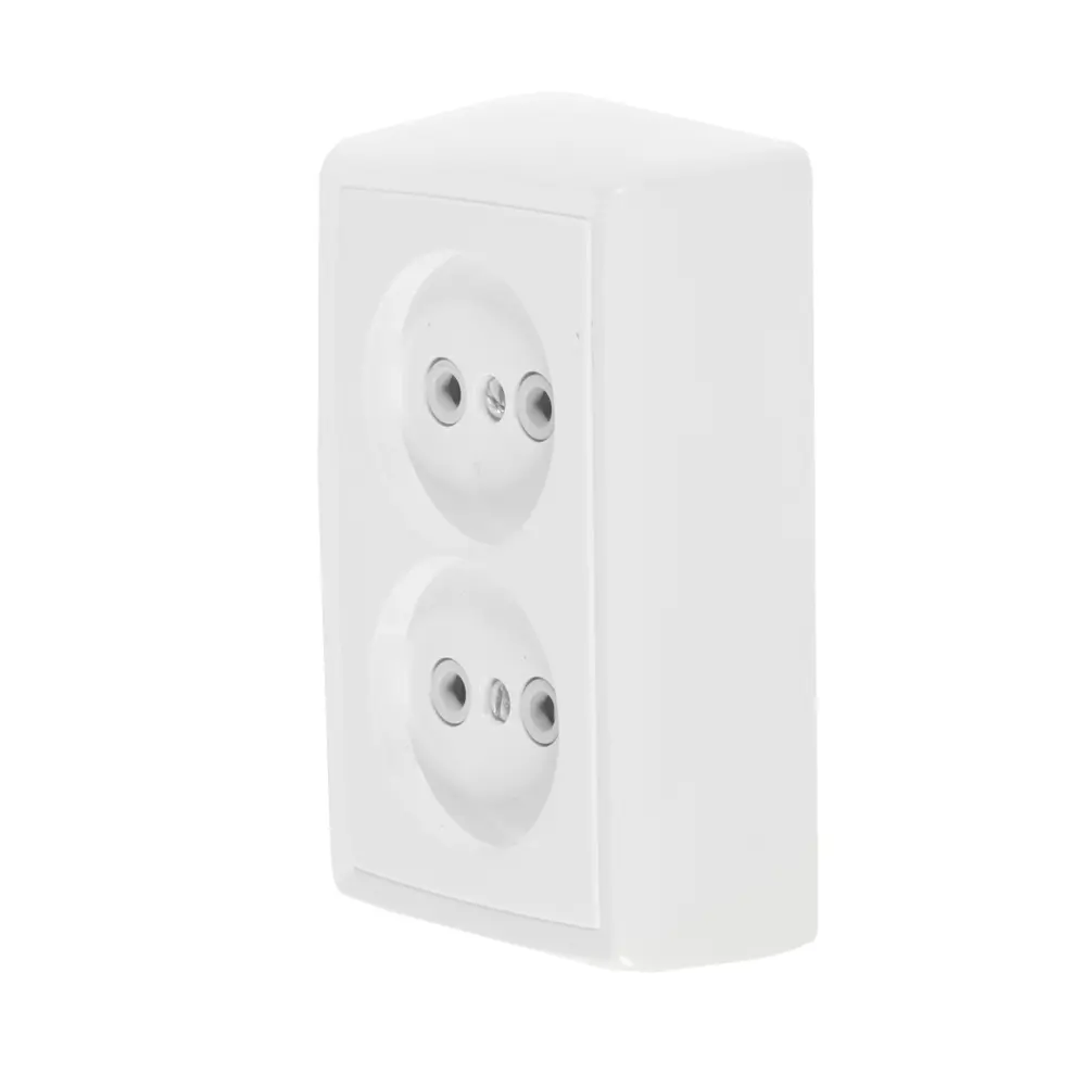 Розетка Reone 2 разъема цвет бежевый цвет слоновая кость STLM-2069089