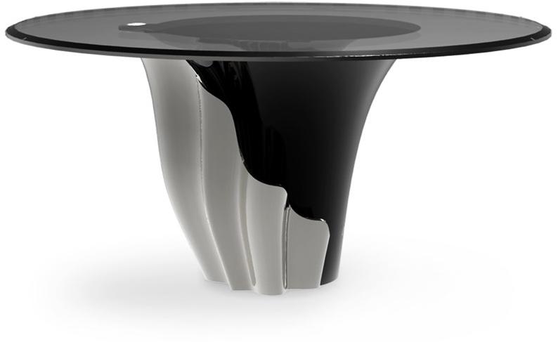 KOKET Обеденный стол круглый лакированный Yasmine sun-id-1457938 - Вид №1