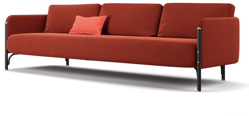 Wiener GTV Design 3-х местный тканевый диван Jannis sun-id-1378156 - Вид №1