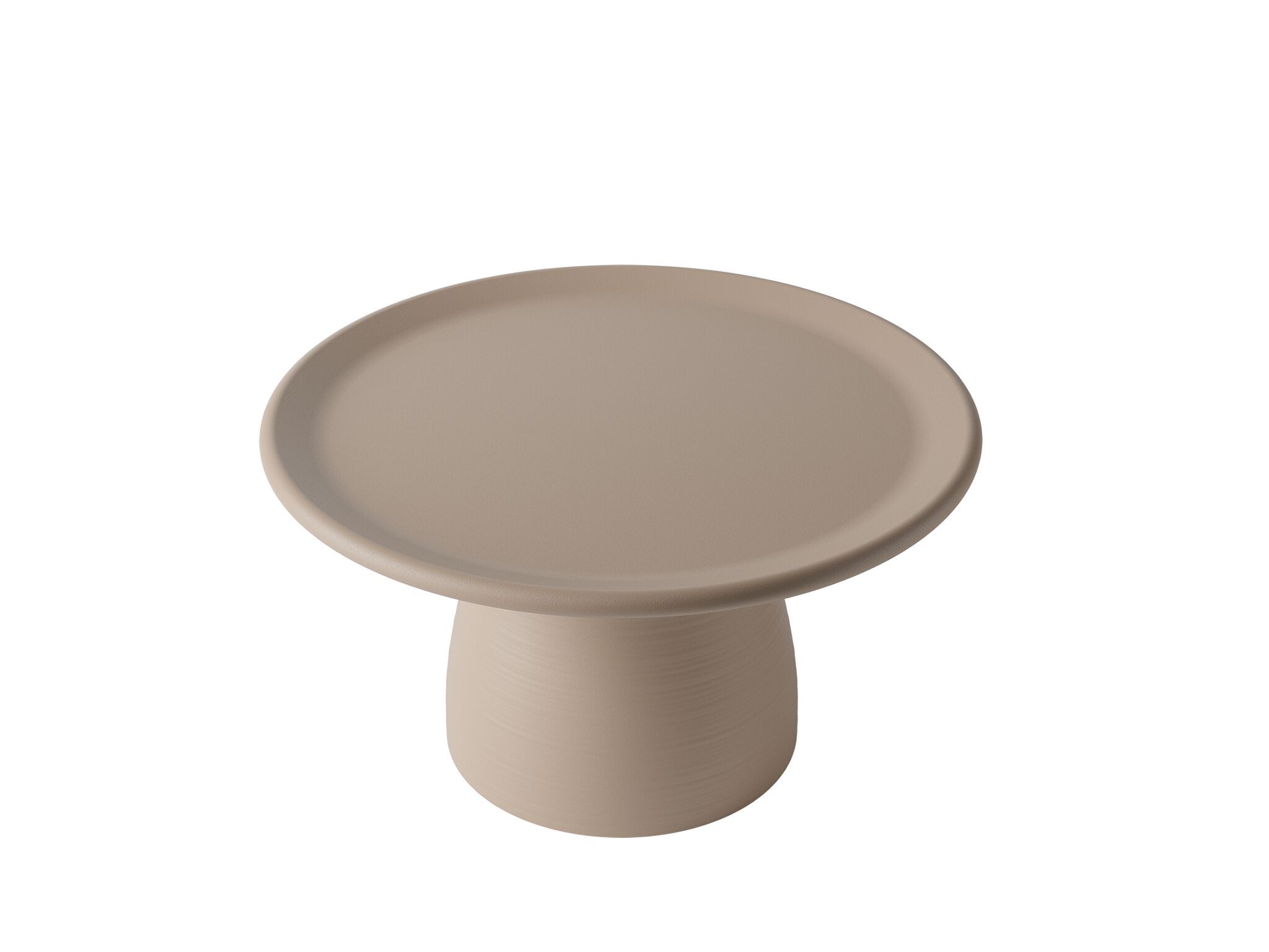 Полиэтилен низкий круглый журнальный столик Qeeboo Toto, Totino, Tata ARCH-00029529 - Вид №6