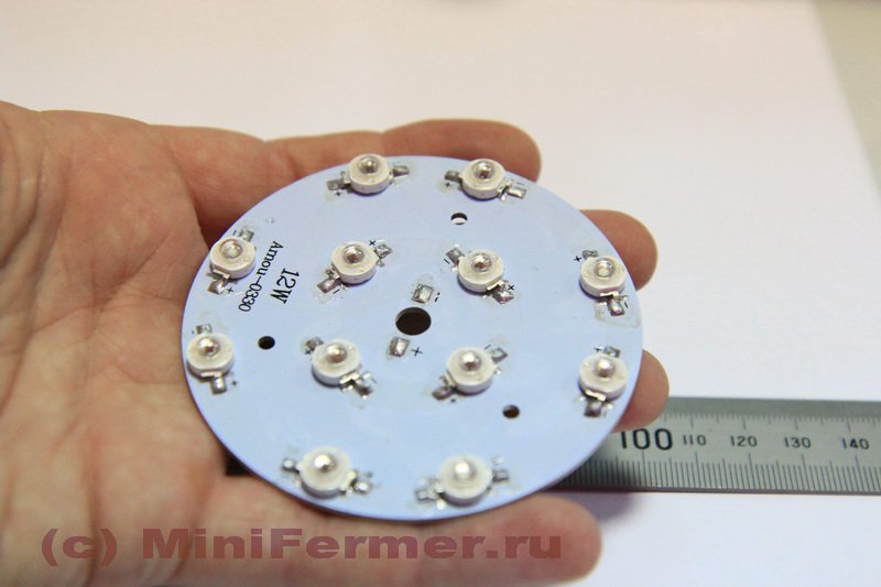 1406 Модуль 12x3 Ватт Биколор 660+450nm LAB.Space  - Вид №3