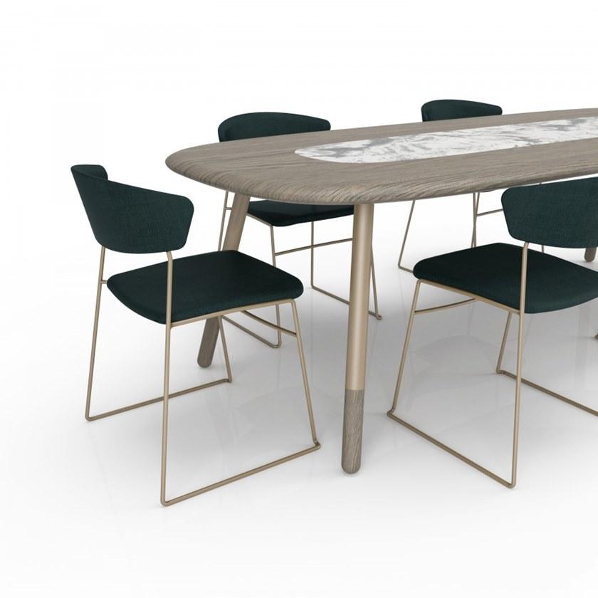 Huppé Стул из лакированной стали Wolfgang HUPPE sun-id-1441836 - Вид №3