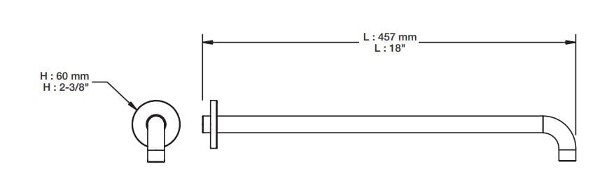 Термостатический набор для душа с душем BARIL Sens B45 ARCH-00123368 - Вид №3