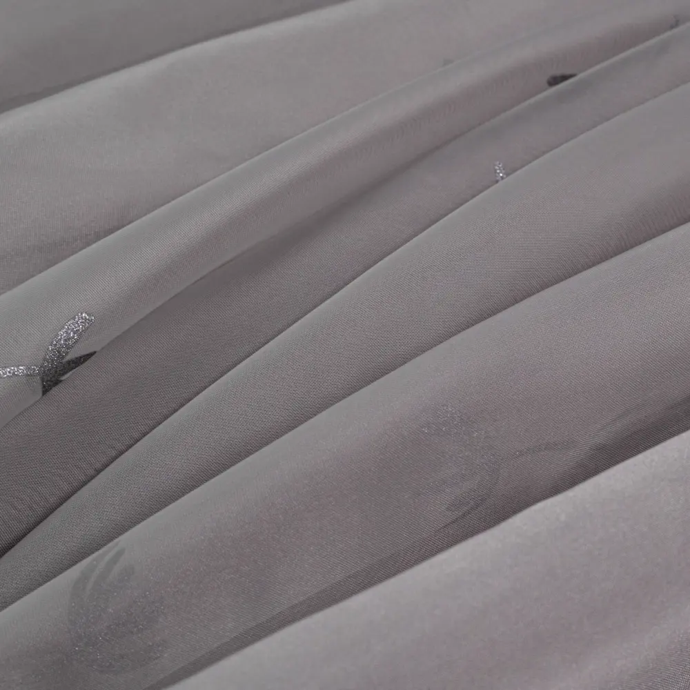 GARDEN Тюль с растительным принтом серый 300 см 89390616 STLM-1569081