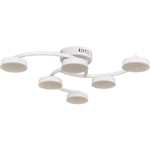 Люстра потолочная светодиодная Tobo L1170-6 с пультом управления, 30 м², регулируемый белый свет, цвет белый