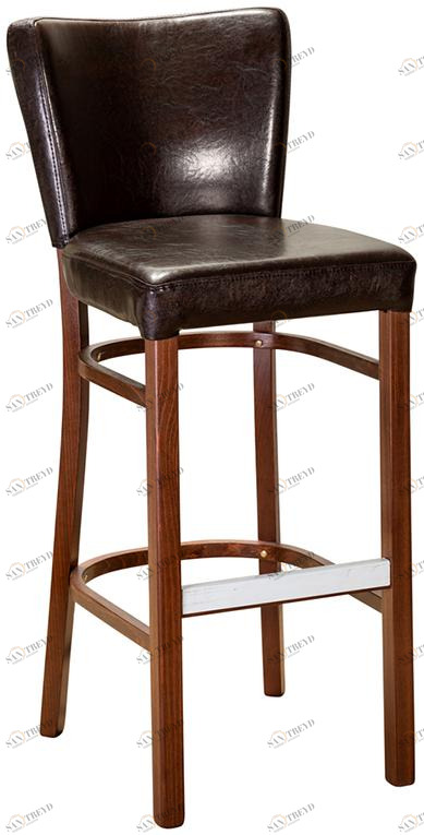 1313 Стул Бергамо Люкс Brown барный R-HOME 4002111СП_браун