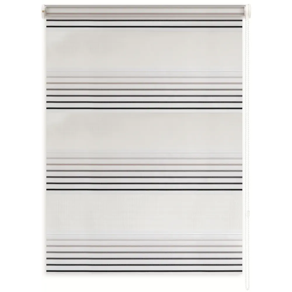 Штора рулонная день-ночь Miamoza Milan 50x160 см бежевая Santreyd STLM-2154409