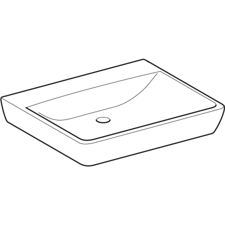 258557000 Раковина Geberit Renova Comfort, безбарьерная Geberit  - Вид №12