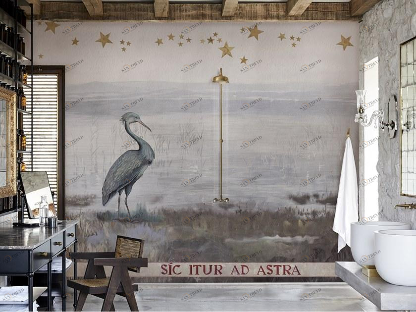 Wall&decò Пейзаж обои для ванной Wet system 19 sun-id-1404438