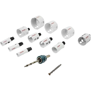 Набор коронок универсальных Bosch 20-76 мм, 13 шт.