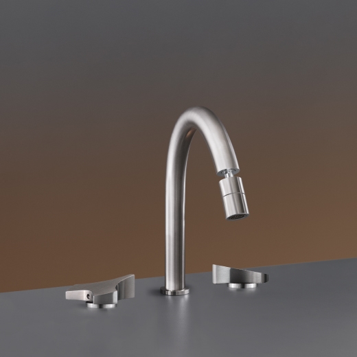 три отверстие смеситель с регулируемым носиком Н. 160 мм  ZIQ73 CEADESIGN  - Вид №1