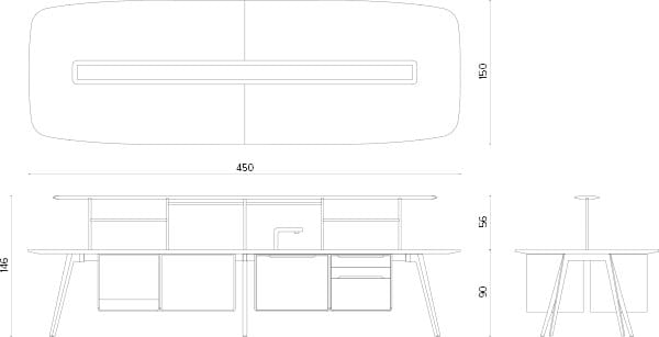 Деревянная линейная кухня True Design ARCH-00118719 - Вид №22