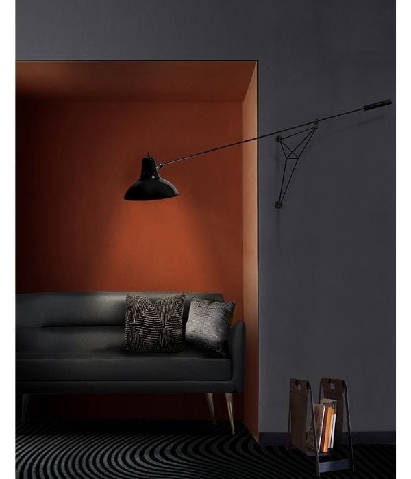 Регулируемая хромированная металлическая настенная лампа Delightfull ARCH-00063061 - Вид №3