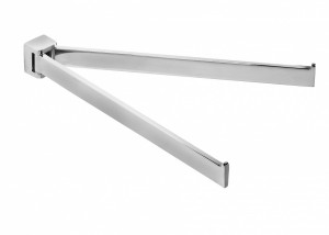 5723(13) Gedy G-Glamour, полотенцедержатель двойной поворотный, цвет хром