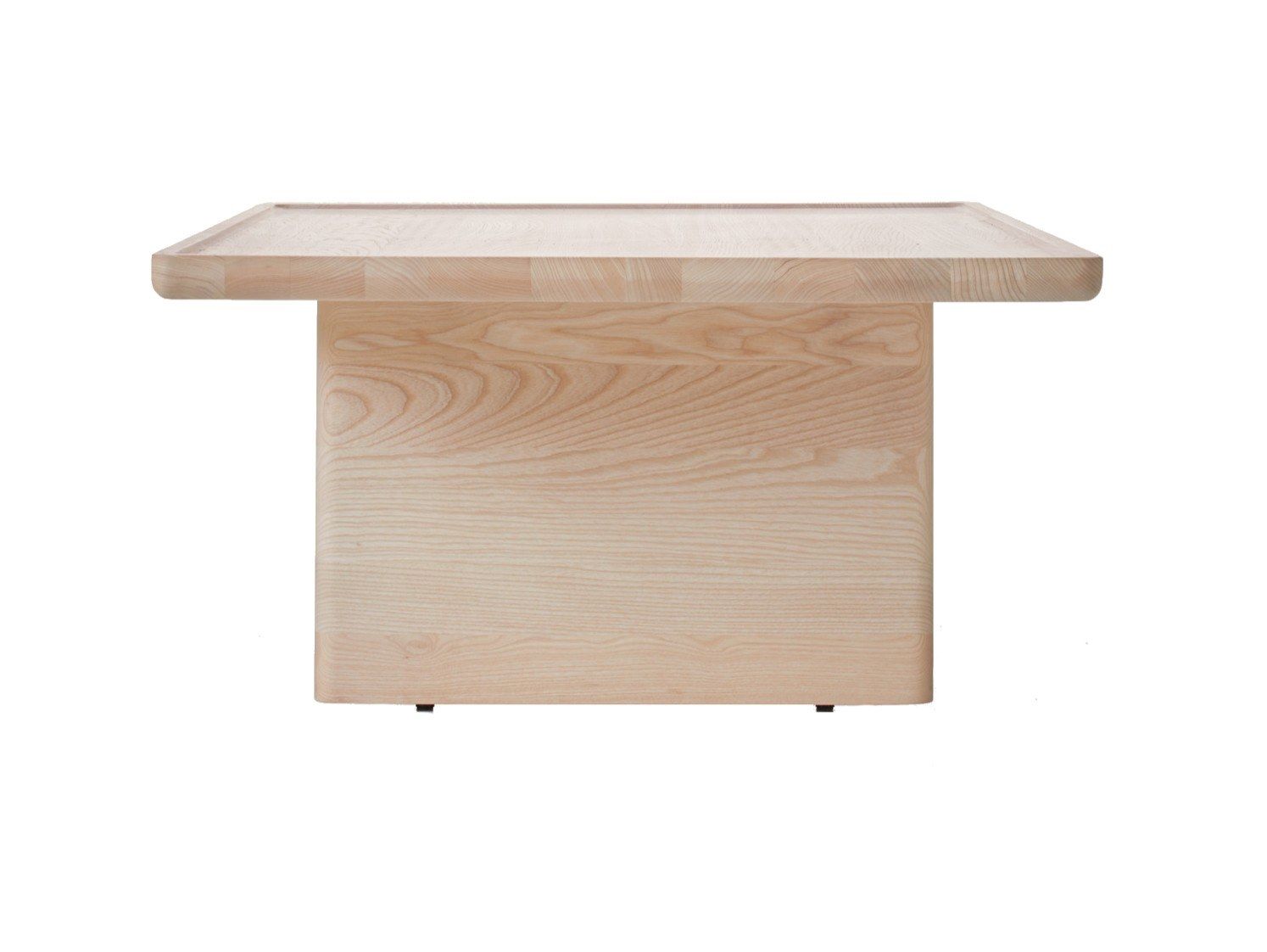 Прямоугольный журнальный столик из массива дерева BassamFellows Асимметричная ARCH-00017142 - Вид №1