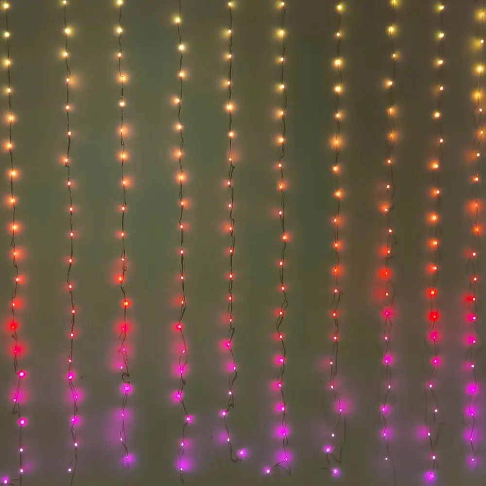 Электрогирлянда комнатная Занавес 2x2 м 200 LED разноцветный свет 8 режимов 85105201 STLM-2119910 Santreyd  - Вид №8