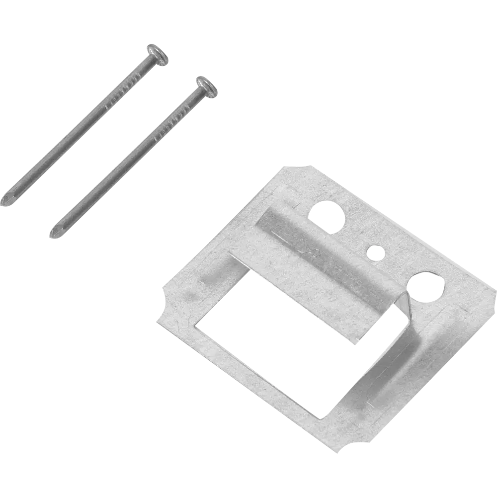 Кляймеры оцинкованные №8 (с гвоздями), 50 шт КРЕПКО-НАКРЕПКО STLM-2194760