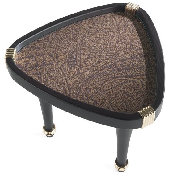 ETRO Home Interiors Треугольный деревянный журнальный столик  E.axu.232.a  - Вид №1