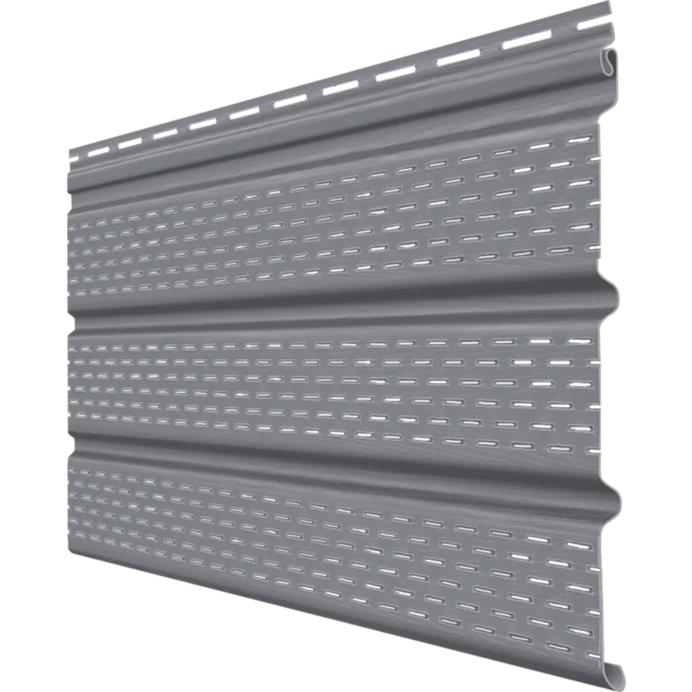 Софит Grand Line Classic 3000 мм полная перфорация цвет серый графит STLM-2000957