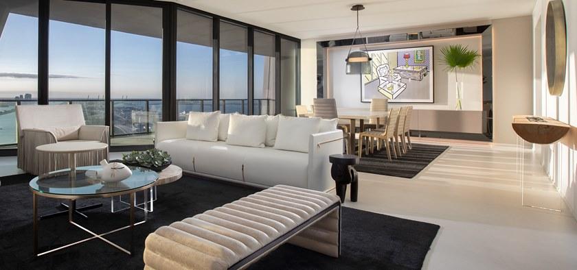 MORADA Тумба под ТВ из лакированного дуба с откидными дверцами Marco Marco wu - Вид №4