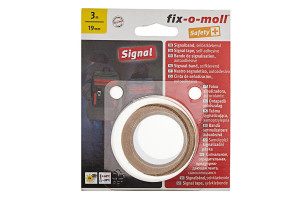 16448981 Оградительная сигнальная лента fix o moll самоклеящаяся, 19 мм, красная, 3 м 246920 Стройбат