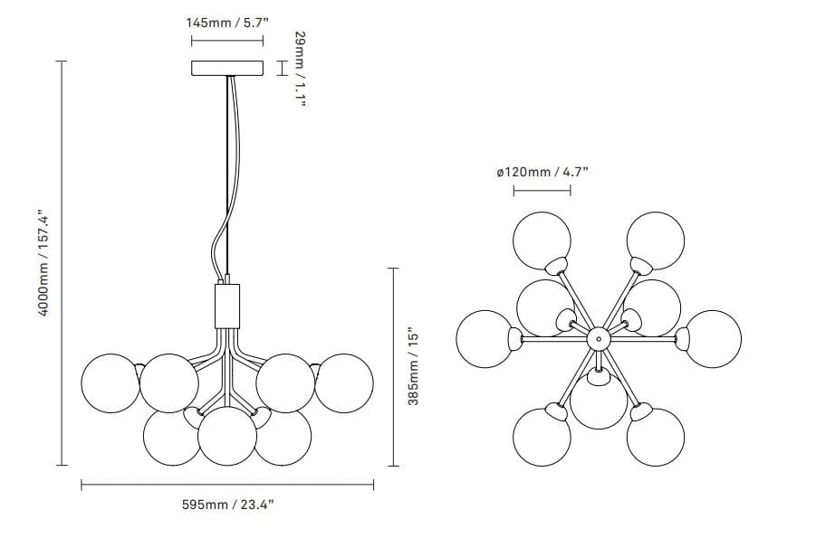 Стеклянный подвесной светильник Nuura Apiales ARCH-00002539 - Вид №4