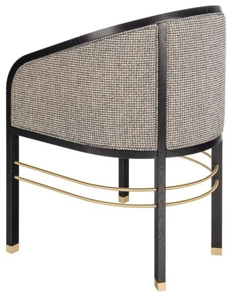 FRATO Бархатное кресло с подлокотниками  Fup100007aaa  - Вид №2