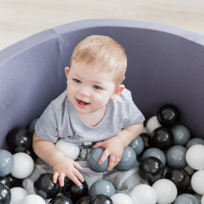 Детский сухой бассейн темно-серый (без шаров) VAMVIGVAM  281504 Серый Santreyd  - Вид №4