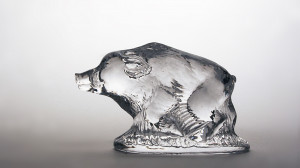 10633409 Гусевской Хрустальный Завод им. Мальцова Сувенир "Кабанчик" Хрусталь