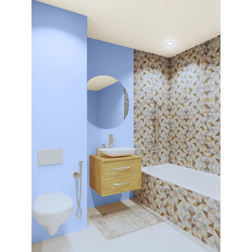 Краска для кухни и ванной цвет королевский голубой 0.9 л 81964002 STLM-2066533 PARADE ICE  - Вид №4