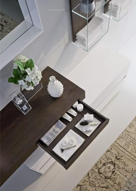 Ideagroup Лаковая тумба под умывальник из дуба Nyù sun-id-1367293 - Вид №4