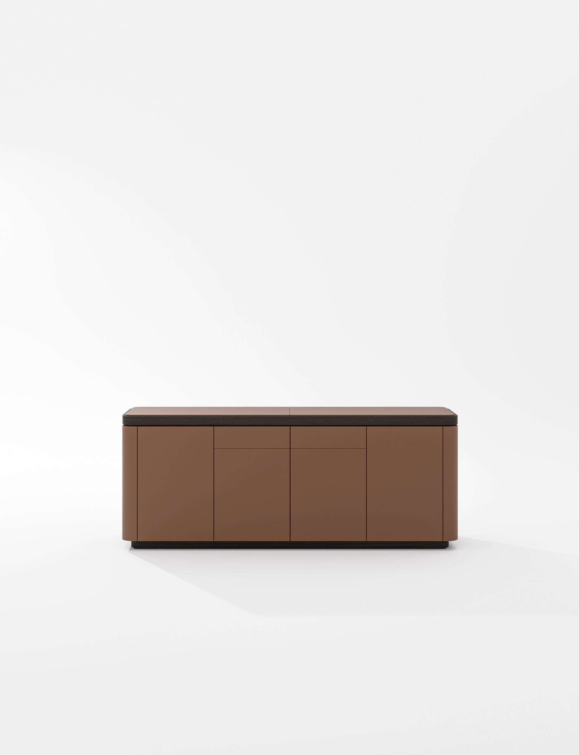 Кожаный офисный шкаф PROF Flow ARCH-00123767 - Вид №44