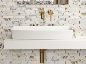 Прямоугольная столешница из смолы