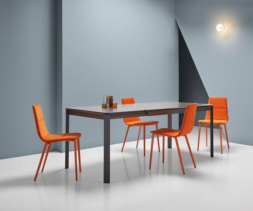 MOBLIBERICA Обеденный стол с керамической столешницей под дерево Salt sun-id-1379105 - Вид №1