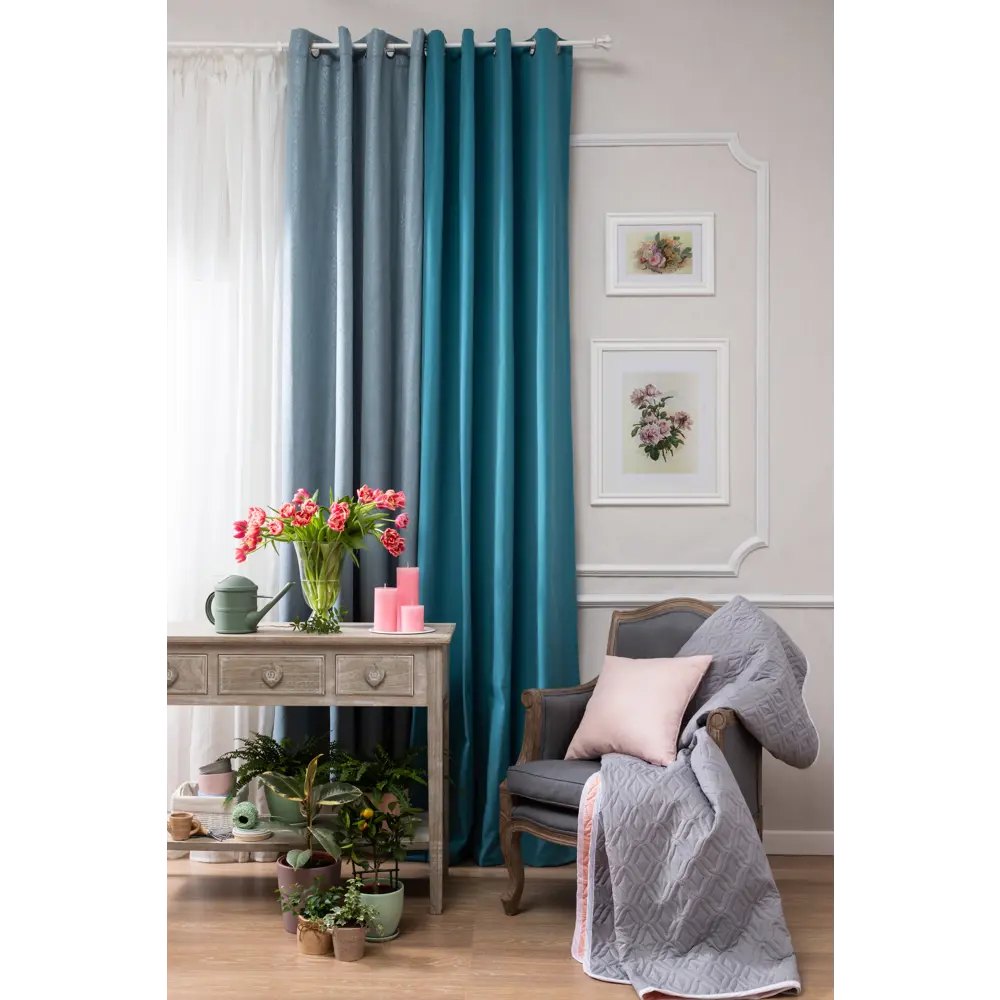 Карниз двухрядный раздвижной Inspire Чаша 160-300 см цвет белый антик STLM-2076968 - Вид №4