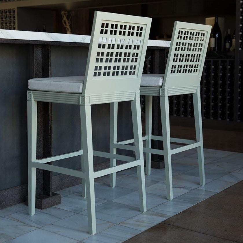 JANUS et Cie Барный стул из алюминия Quadratl sun-id-1515077 - Вид №4